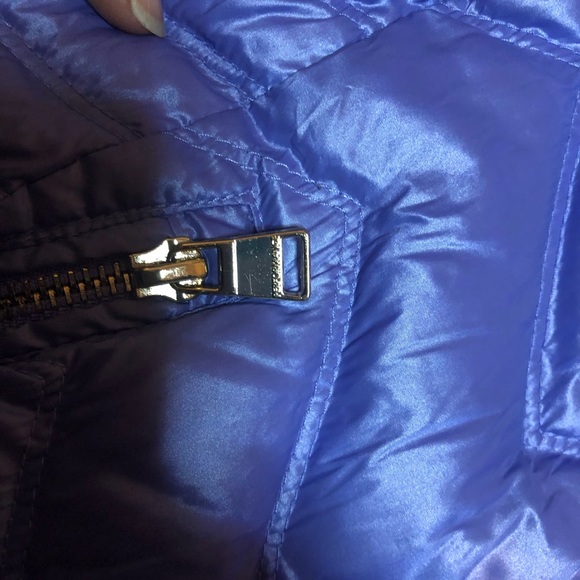 Calvin klein purple metalic puffer vest  small wom - Picture 4 of 4